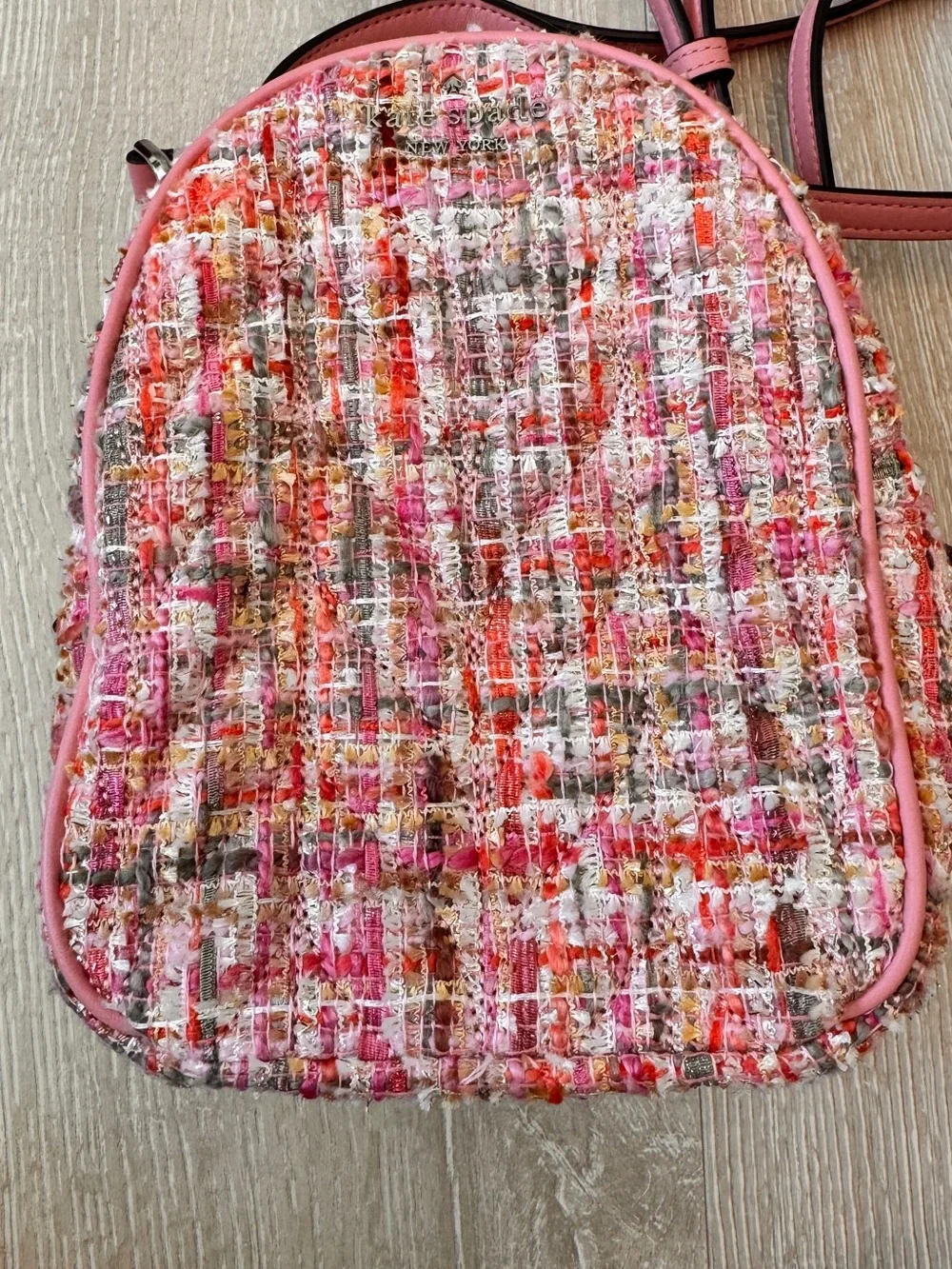Kate Spade Briar Lane Quilted Tweed Mini Backpack